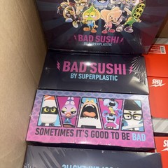 Superplastic BAD SUSHI 1 CASE of 12 Blind Boxes 3″ Mini Figures Factory SEALED