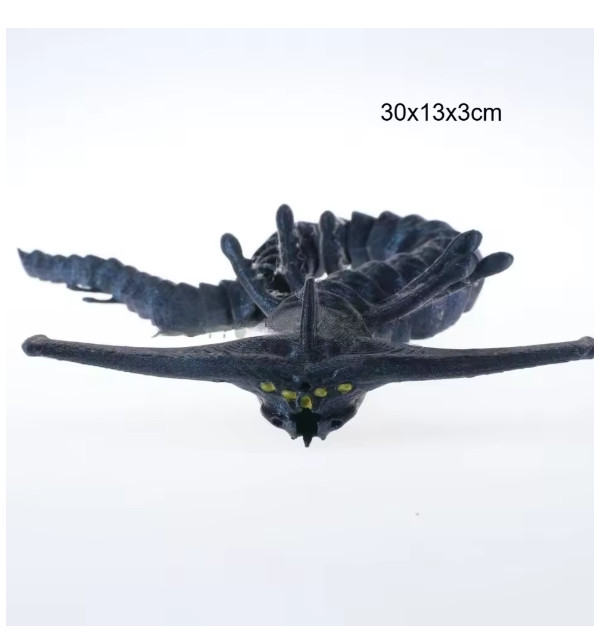 4PC 3D Printed Sea Monster Bloop Gran Maja Action Figure Toy Collectible Set