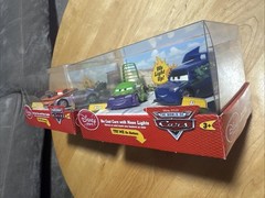 Disney Pixar Cars Disney Store Light Up Wingo DJ, Snot Rod & Boost neon Lights!!