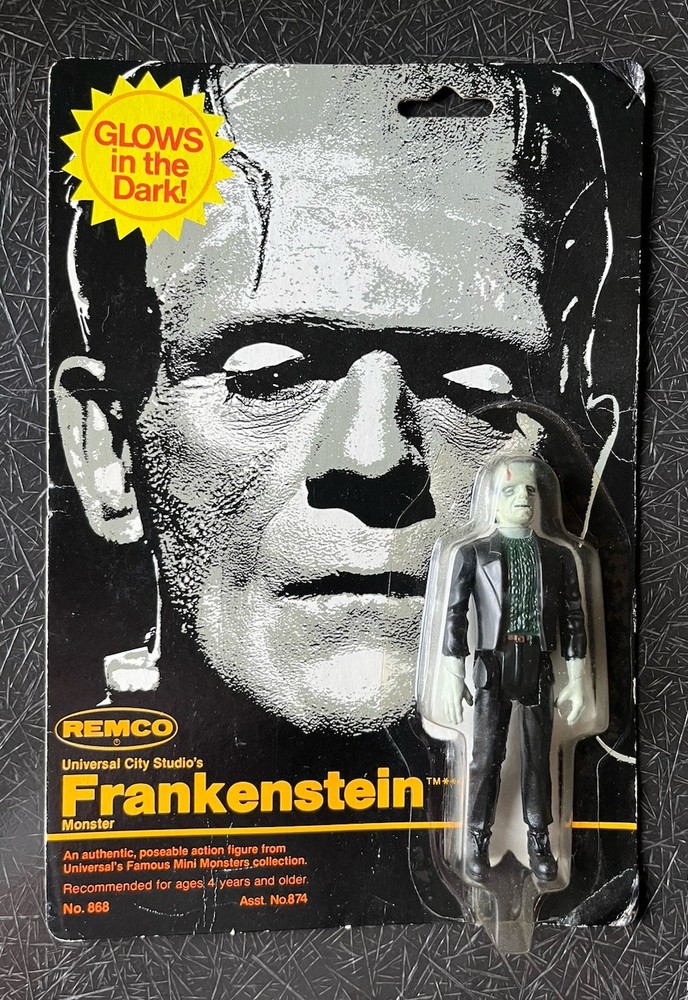Vintage 1980 Remco Monster GLOW IN DARK Frankenstein Universal Monsters Sealed