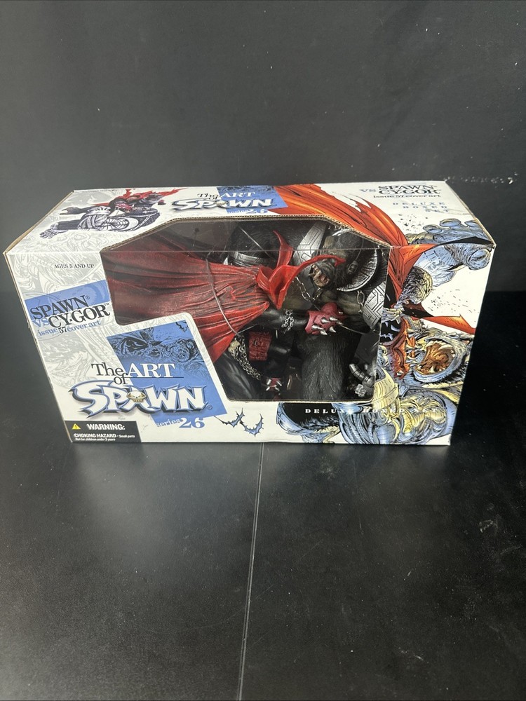 Spawn vs Cy-gor Set New 2004 Series 26 Factory Sealed McFarlane Toys Cycor
