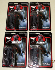 Army Builder Lot 4 Super 7 Reaction Figures – Alien Movie BIG CHAP 4x Alien