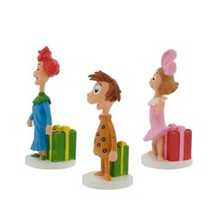 Grinch Village Figures Set Whoville Whos Cindy Lou Max 6pc Christmas Figurines