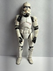 Star Wars Clone Trooper 3.75 inches Imperial Logo Hasbro 2004 *As Is*