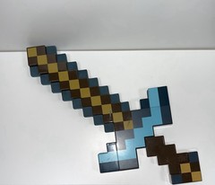 Mattel 2014 Minecraft Transforming 2-in-1 Diamond Sword Pickaxe Toy 21 in.