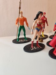 DC Direct JLA Action Figures Complete Set Of 5 Superhero Figures plus The Atom