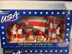Starting Lineup 1996 Edition Dream Team USA Basketball COMPLETE #1 + #2 SETS