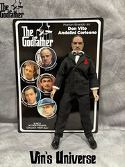 Custom 8″ Mego Marlon Brando Don Vito Corleone the Godfather Action Figure