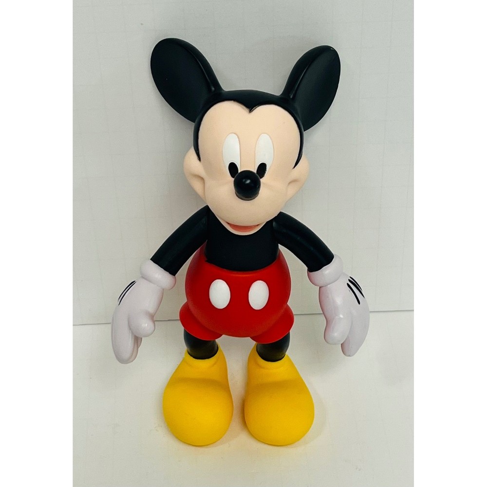 Disney Mickey Mouse 7″ Red Black Yellow Poseable Plastic Action Figure 2023