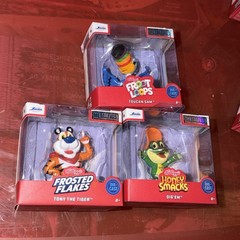 Jada Metalfigs Kellogg’s Cereal Mascots Tony the Tiger Toucan Sam Dig Em Set 3