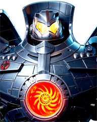 3D Printed Fan Art Gipsy Danger Sculpture by Wicked3d