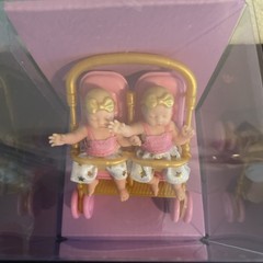 My Mini Baby Series 2 – Rare Blonde Twins With Golden Double Stroller