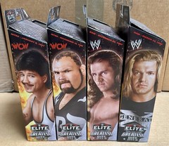WWE Elite Monday Night Wars Complete Set of 4, (Greatest Hits) w/ Vincent BAF