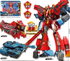 Tobot V Galaxy Detectives Invincible Transforming Combined Robot Figure -No Box