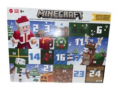 Minecraft 2024 Advent Calendar [Santa, Jolly Llama & Snow Golem Figures]