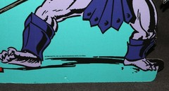 He-Man MOTU Masters Of Universe 1986 Store Event Display Sign Portuguese Estrela