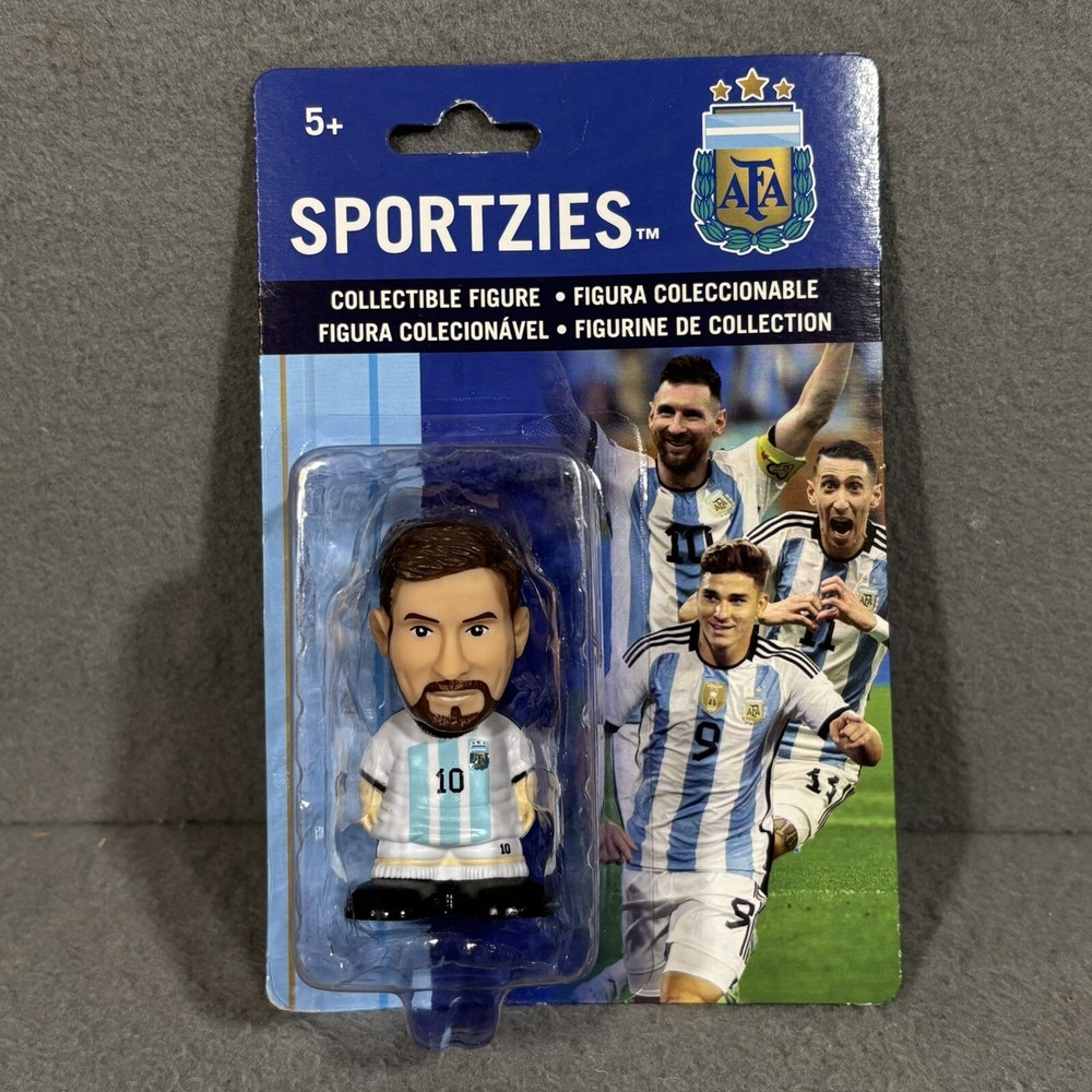 Sportzies Lionel Messi AFA Argentina National Team Action Soccer Figurine NWT