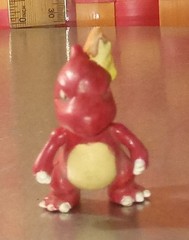 Pokemon, red character, display figure, 2″h by CGTSJ/TOMY, made in china