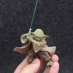 Star Wars Mandalorian Master Yoda with Sword Action Figure Toys