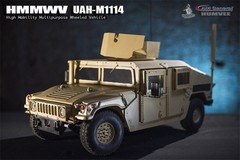 New GO-TRUCK 1/6 Scale Heavy Armored HMMWV UAH-M1114 Car Model For 12” INSTOCK