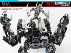DNA DK-26 Gear Master Accessory Series For MPM-05 Barricade MPM-10 Starscream