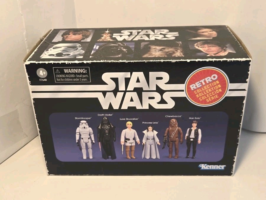 STAR WARS Retro Collection 6-Pack Exclusive Figure Set Kenner Hasbro