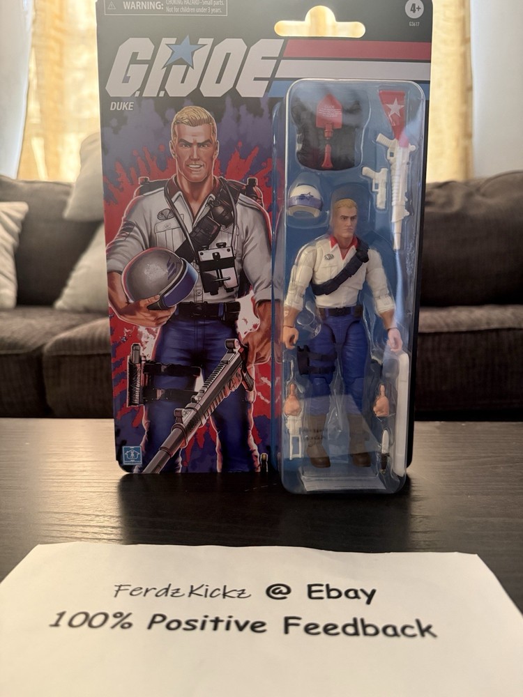 GI Joe Classified Series Retro Cardback 6″ USA Duke 260501 IN HAND -Ships fast-