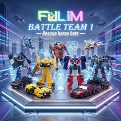 8 Pcs Mini Car Robot Toys, 3.5-inch Small Hero Action Figures, Birthday Favors T