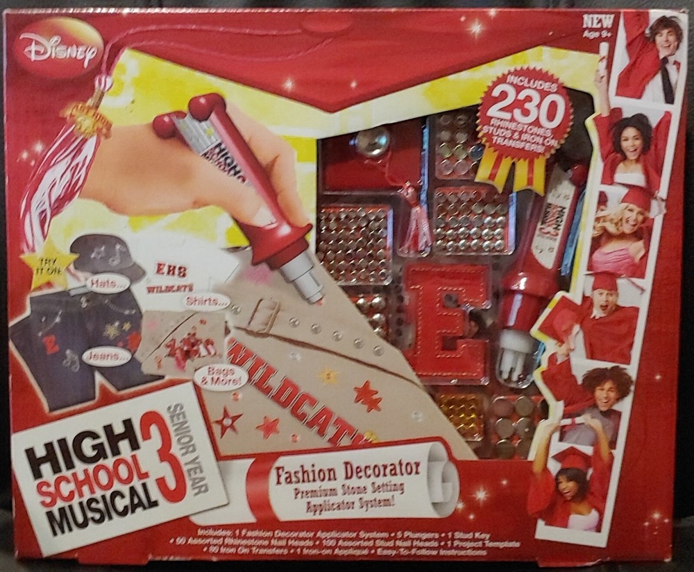 NEW IN BOX: Disney High School Musical 3 – Fashion Decorator Applicator System
