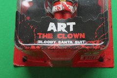 NECA DAMIEN LEONE’S TERRIFIER ART THE CLOWN BLOODY SANTA SUIT NEW IN PACKAGING