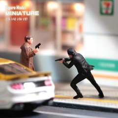 1/24 1/43 1/64 1/87 John Wick Killer Scene Prop Miniature Figure For Car Vehicle