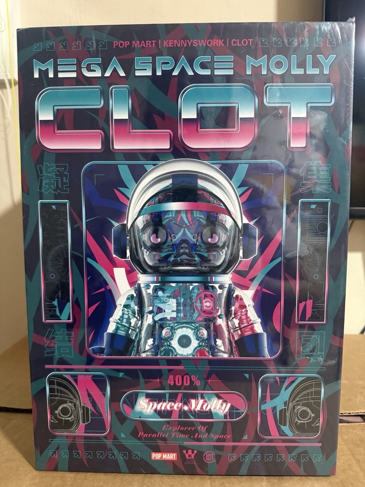 MEGA SPACE MOLLY 400% CLOT Magenta Alienegra (Factory Sealed)