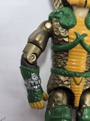 1986 GI Joe Serpentor Figure W. Hood Snake Parts Lot Cobra Vintage Weapon