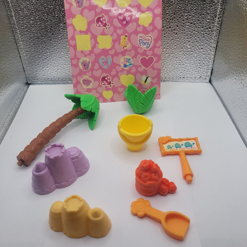 My Little Pony & Various Unbranded Lot of Assorted Accessories Some Stickers!