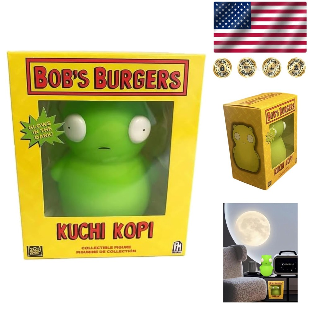 Charming Green Kuchi Kopi Glow-in-the-Dark Figure – 6” Vinyl from Bob’s Burgers