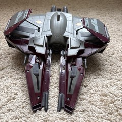 Star Wars 2004 Hasbro Jedi Spaceship Star Fighter w Anakin Skywalker Figure