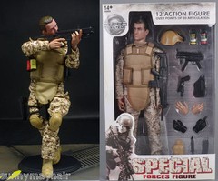 12” American Military Soldiers Special Forces Army Man Action Figures Play Set