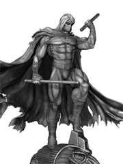 3D Printed Fan Art Moon Knight Sculpture by Wicked3d