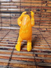 SCOOBY DOO 10,000 VOLT GHOST MONSTER ACTION FIGURE ORANGE YOGA MONSTER 5 inches