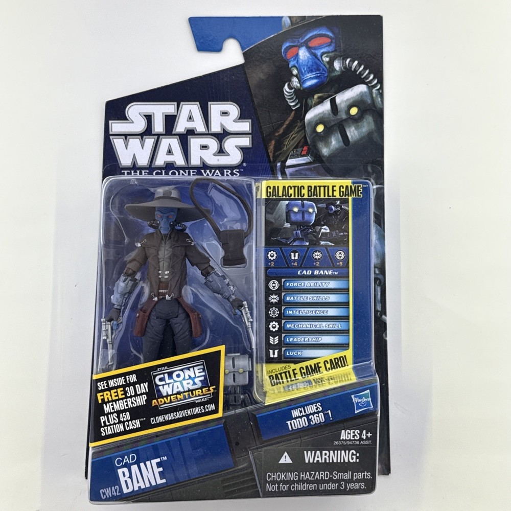 New In Box Star Wars The Clone Wars Cad Bane And TODO 360 CW42