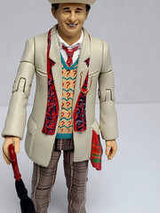 Doctor Who Seventh Doctor (McCoy) Figure (Remembrance) (Cream Suit) (Complete)