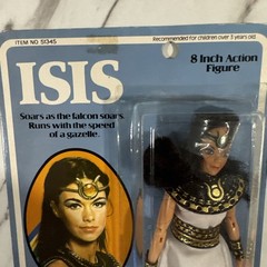 Rare vintage 1974 Mego isis 8” action figure on card complete minty