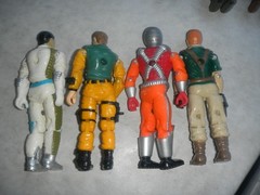 1980s 1990s G.I. GI Joe Accessories Weapons Action Figures Vintage ARAH 3.75 Lot