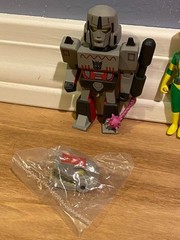 Kidrobot Transformers vs GI Joe Mini Series figures 5 PC lot Optimus, Megatron