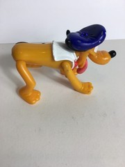 Disney Ducktales Baggy Beagle Twistable bendie bendable Figure + Epcot Pluto PVC