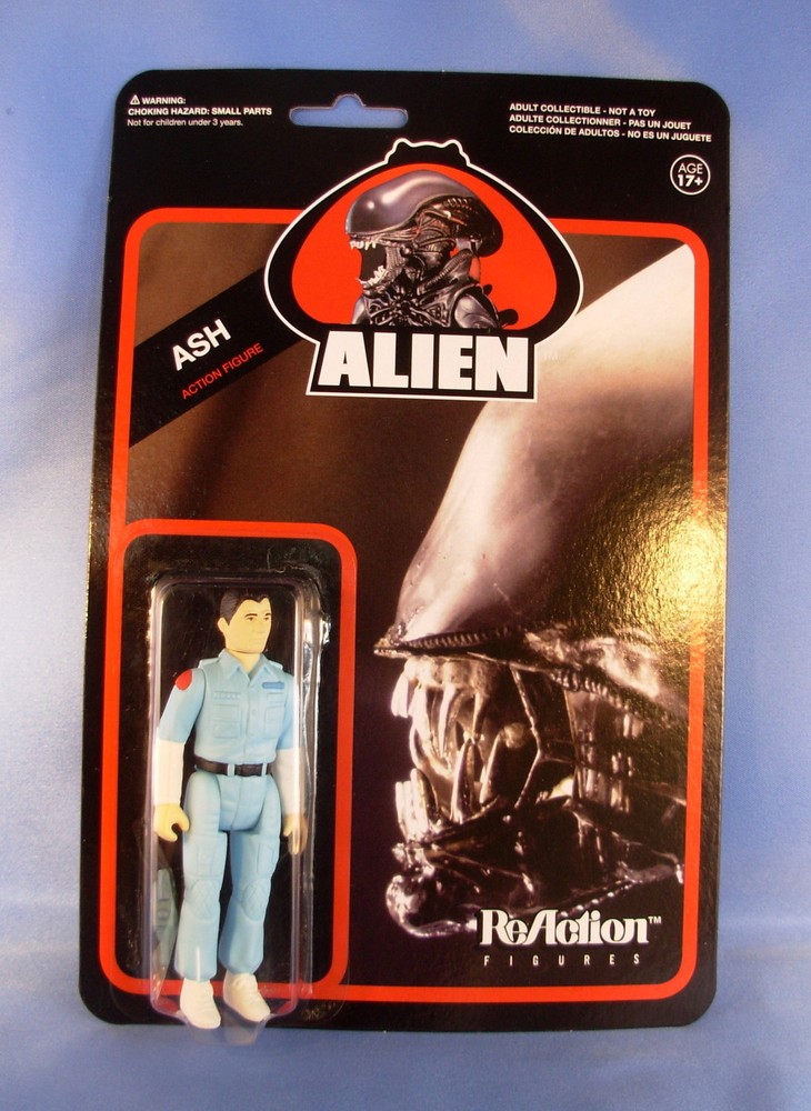 ALIEN REACTION ASH FIGURE FUNKO SUPER 7 BLACK CARD 3.75″ FIGURE