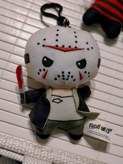 Horror Plush Bag Clip The Nun Annabelle Freddy & Jason clips lot of 4 monogram