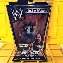 Mattel WWE Elite WrestleMania XXVII Stone Cold Steve Austin Exclusive.