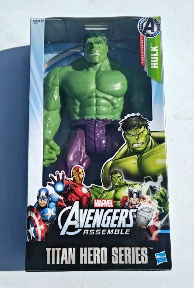 HULK Classic series Titan Hero Avengers Assemble 12” toy figure Hasbro