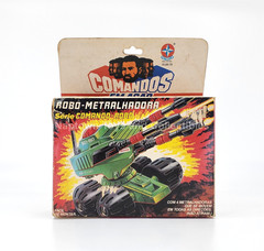 GI JOE COMANDOS EM ACAO ROBO-METRALHADORA COMPLETE w/BOX & BP’s BRAZIL ESTRELA